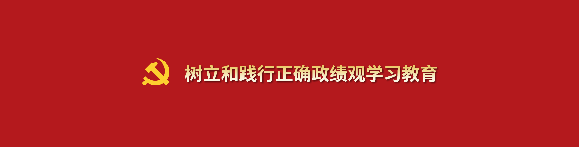 树立和践行正确政绩观学习教育pc