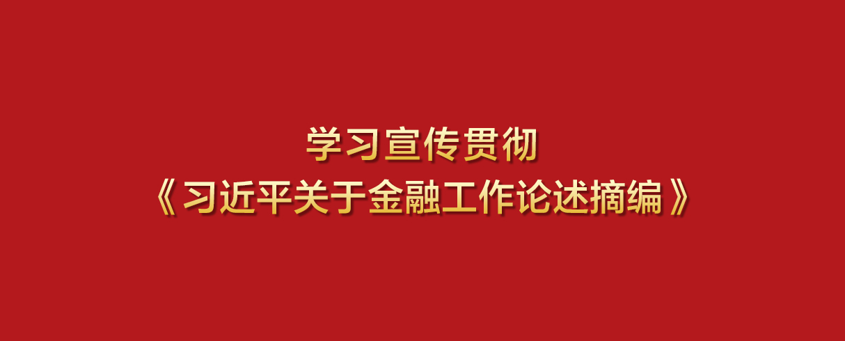 学习宣传贯彻《习近平关于金融工作论述摘编》pad